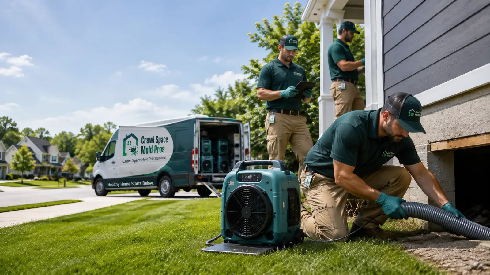 Crawl Space Mold Removal in Thornton, CA